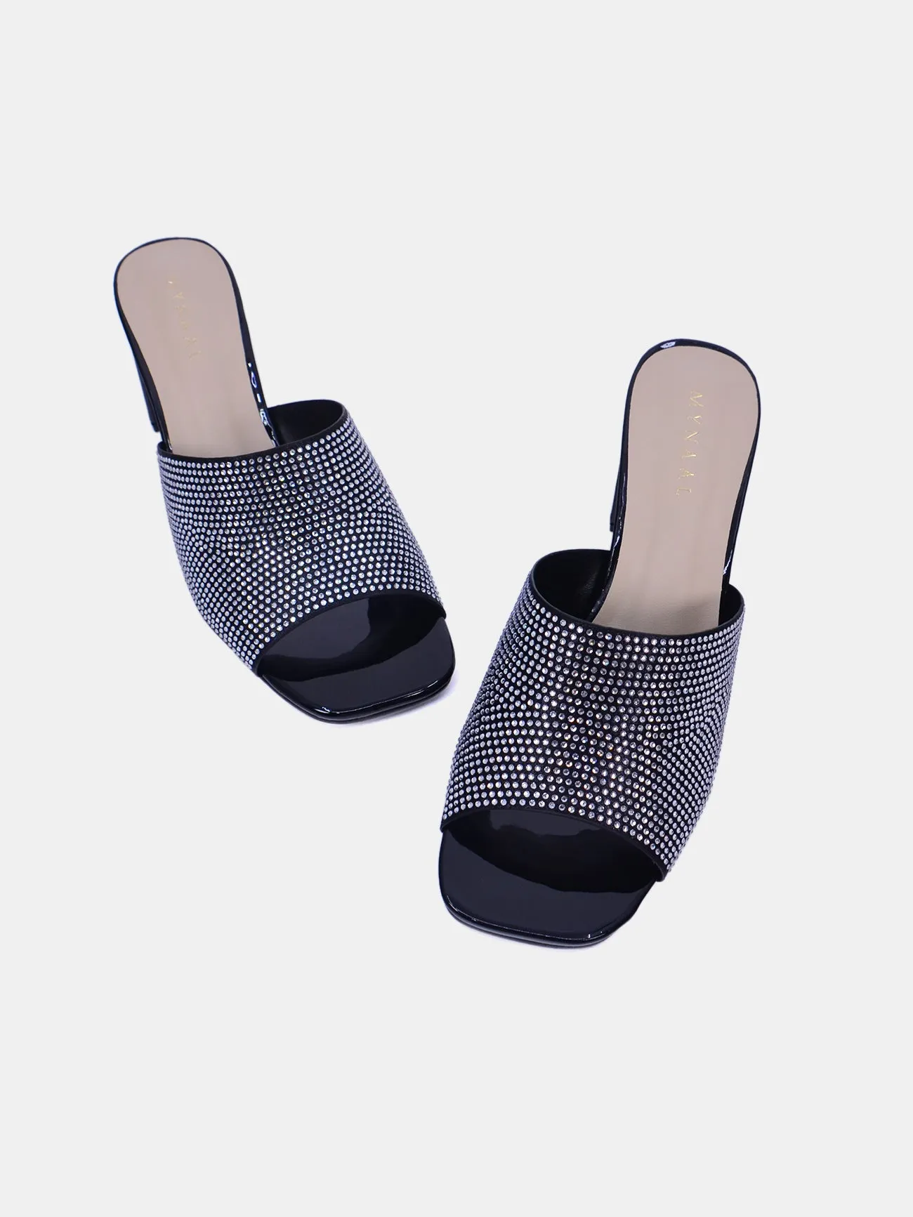 Mynaal Sparkle Women's Block Heel Sandals