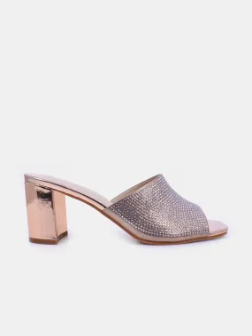 Mynaal Sparkle Women's Block Heel Sandals