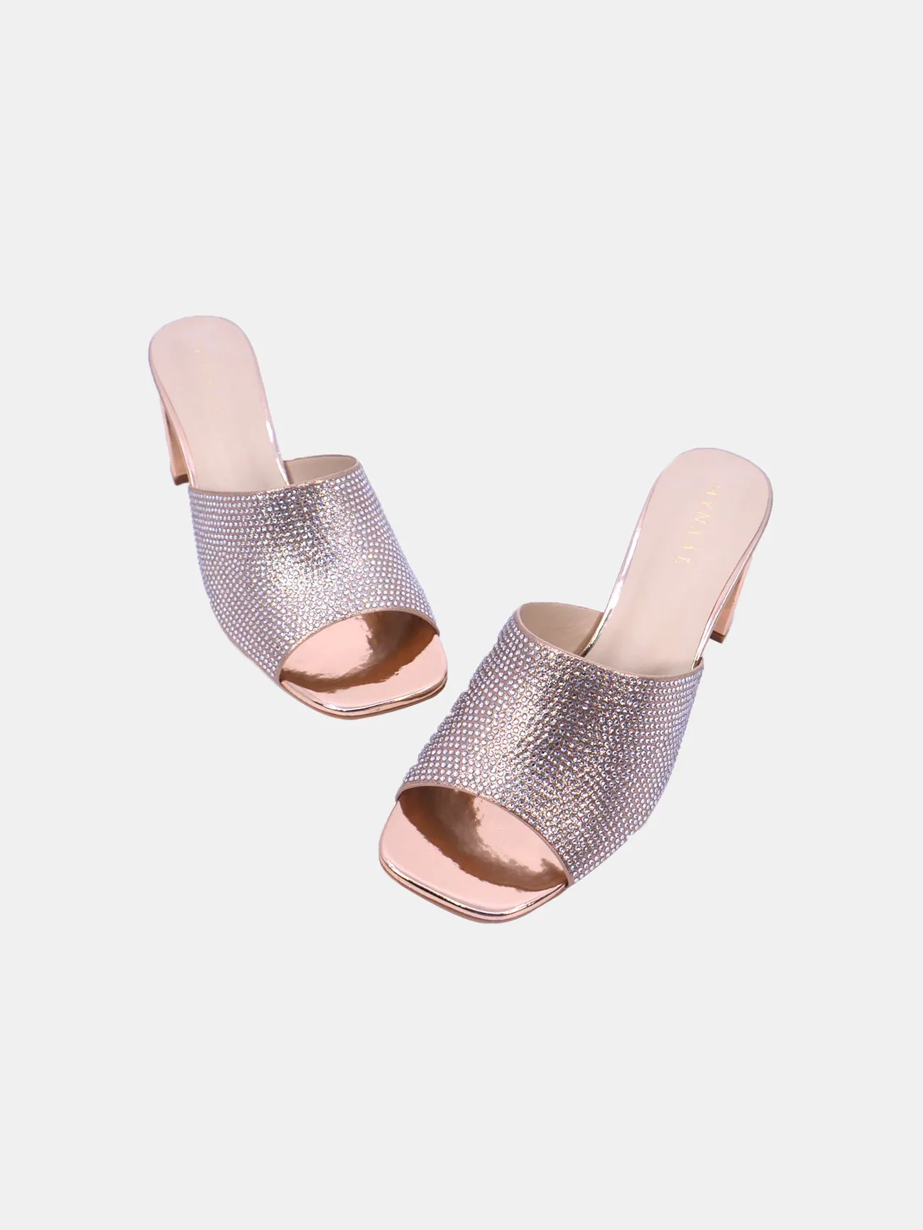 Mynaal Sparkle Women's Block Heel Sandals