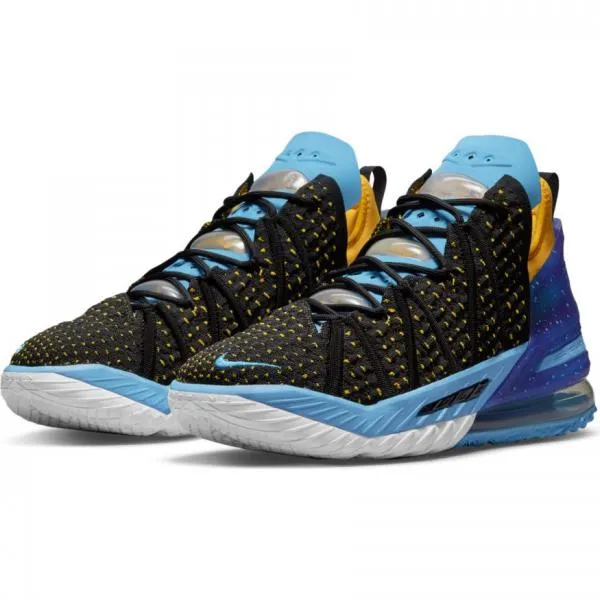 Nike - Men - LeBron 18 - Black/University Gold/Coast/Concord
