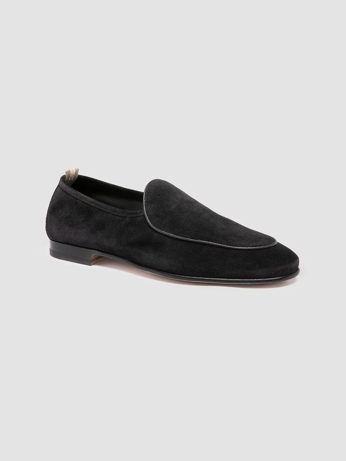 OLIVER 006 - Black Suede Venetian Loafers