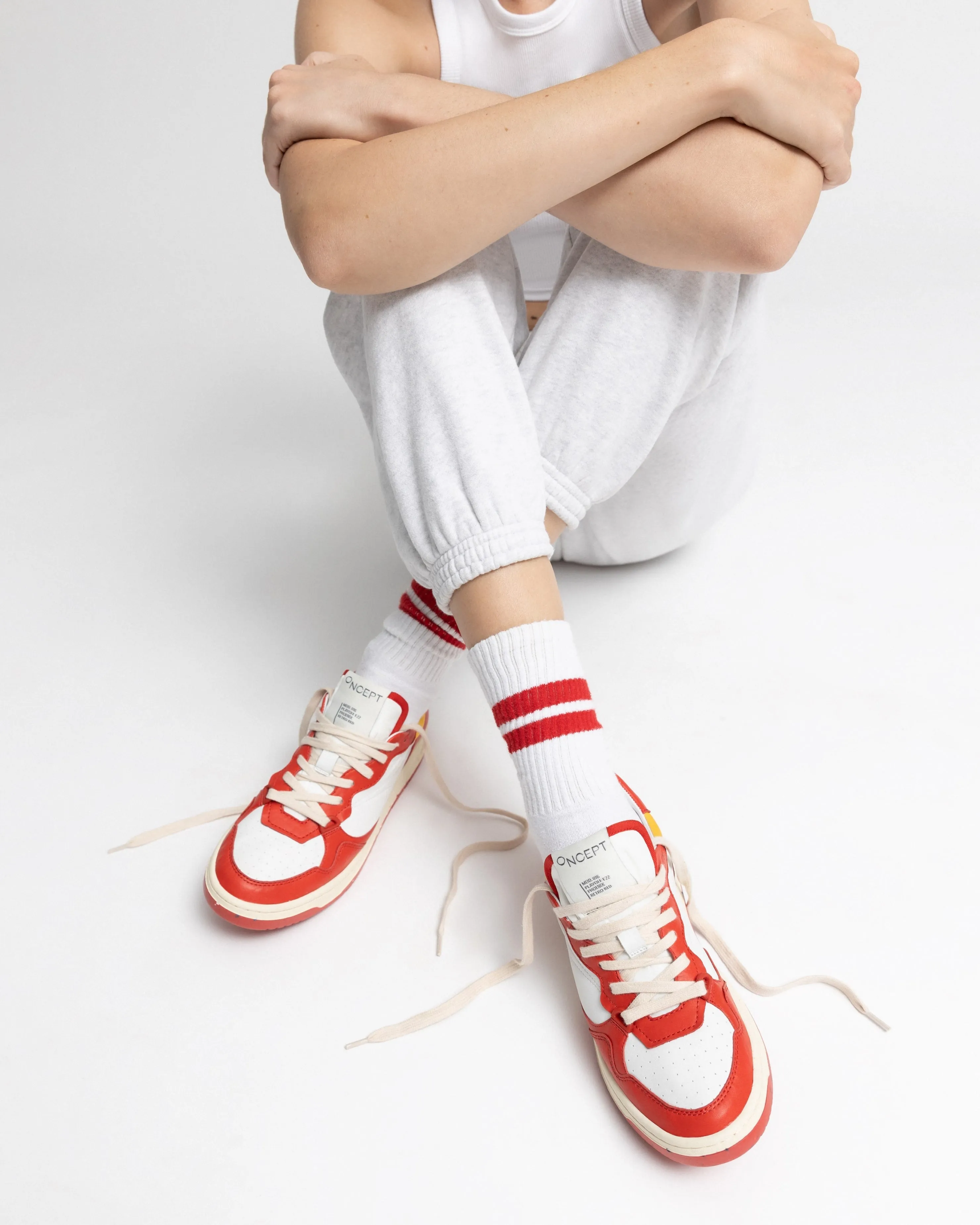 Oncept Phoenix Sneakers in Retro Red