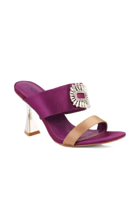 Party Wear Slip On I29277-Purple