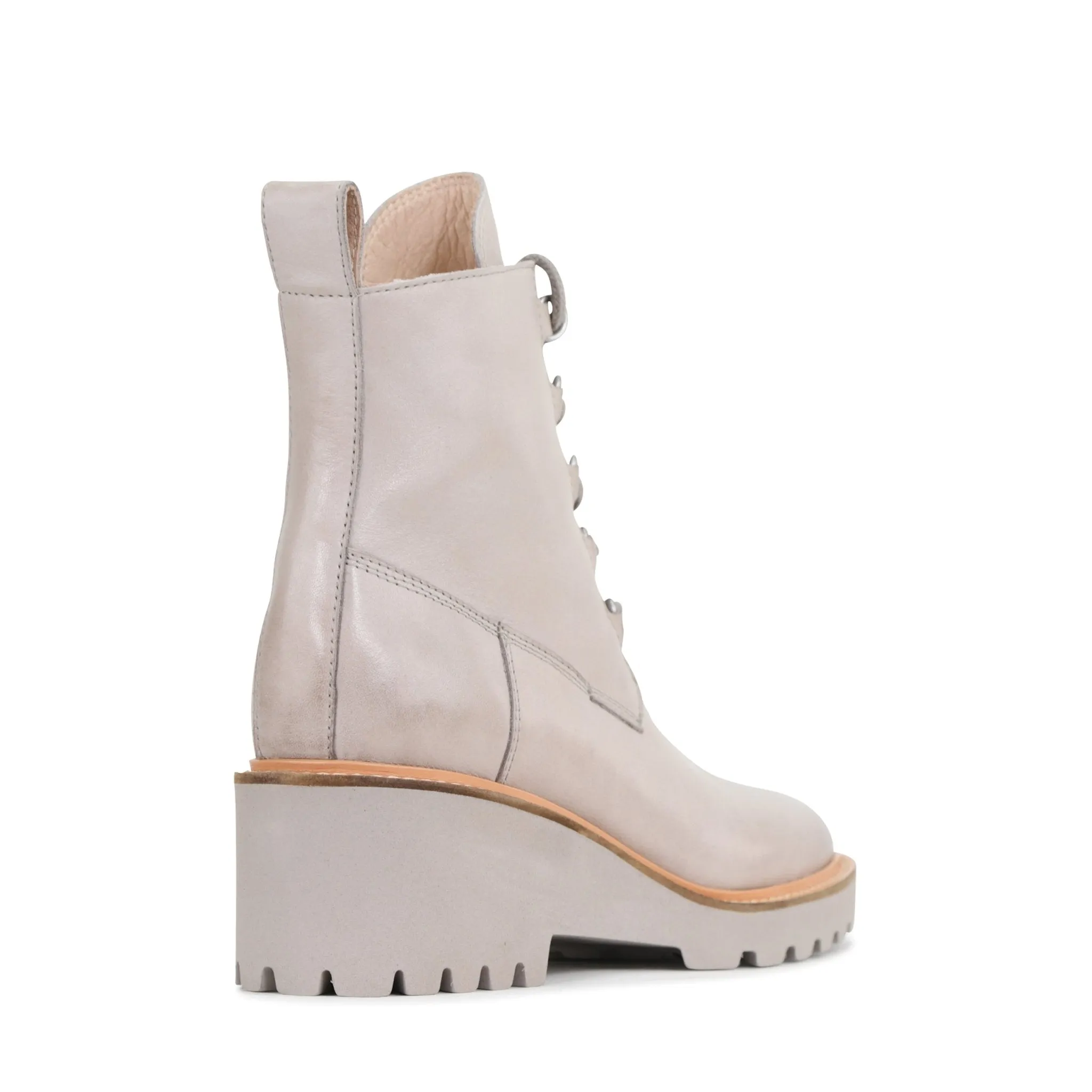 PAYSON LEATHER WEDGE ANKLE BOOTS