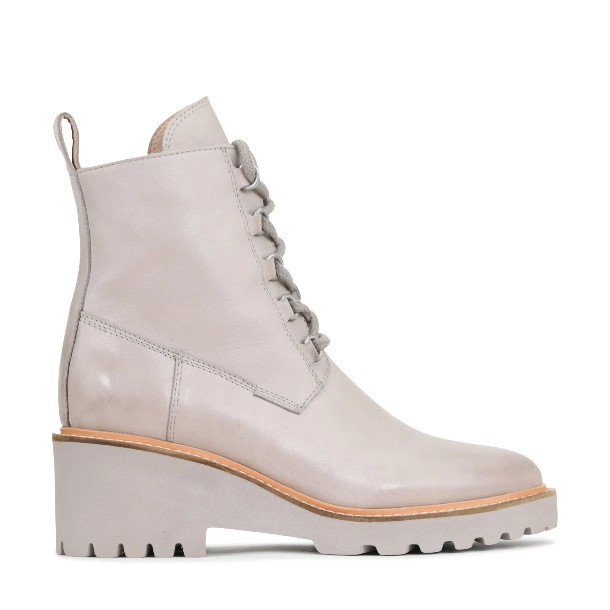 PAYSON LEATHER WEDGE ANKLE BOOTS