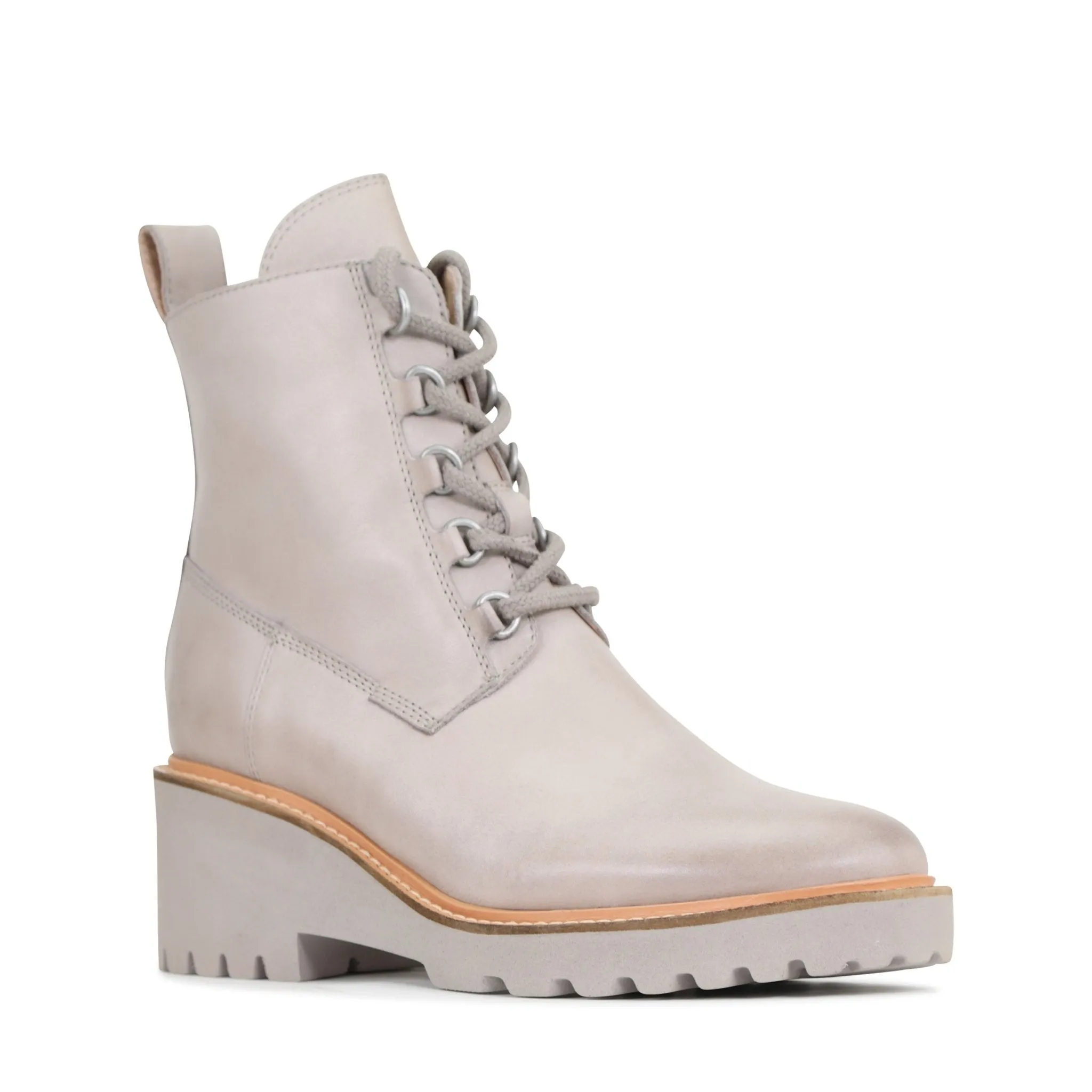 PAYSON LEATHER WEDGE ANKLE BOOTS