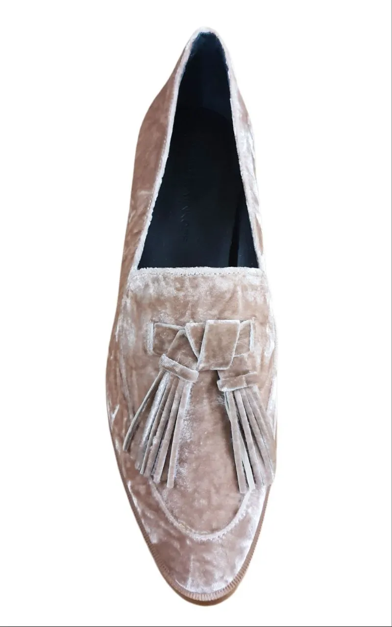REBECCA MINKOFF Women's Berry Smoothie Crushed Velvet Edie Loafers #M51910 9 NWB