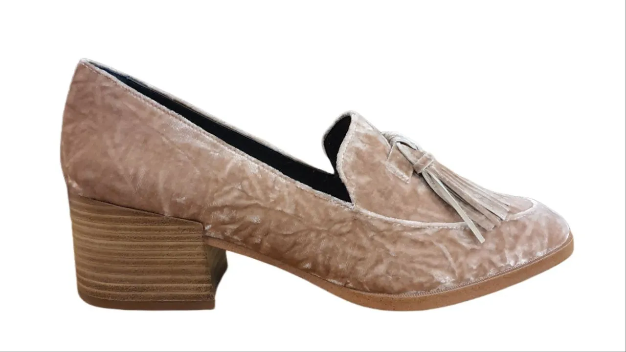 REBECCA MINKOFF Women's Berry Smoothie Crushed Velvet Edie Loafers #M51910 9 NWB