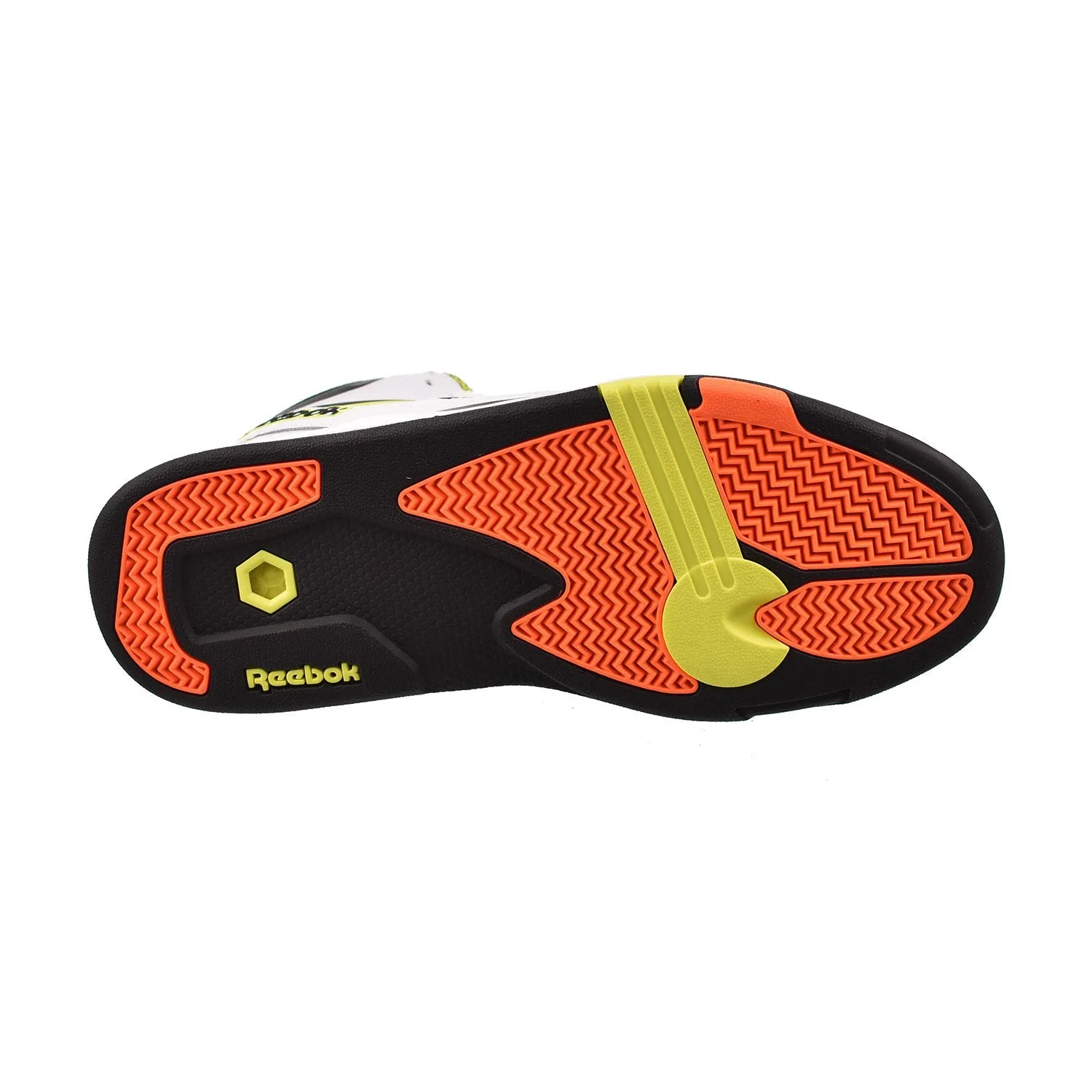 Reebok Pump Twilight Zone Men's Shoes White-Core Black-Solar Acid Yellow