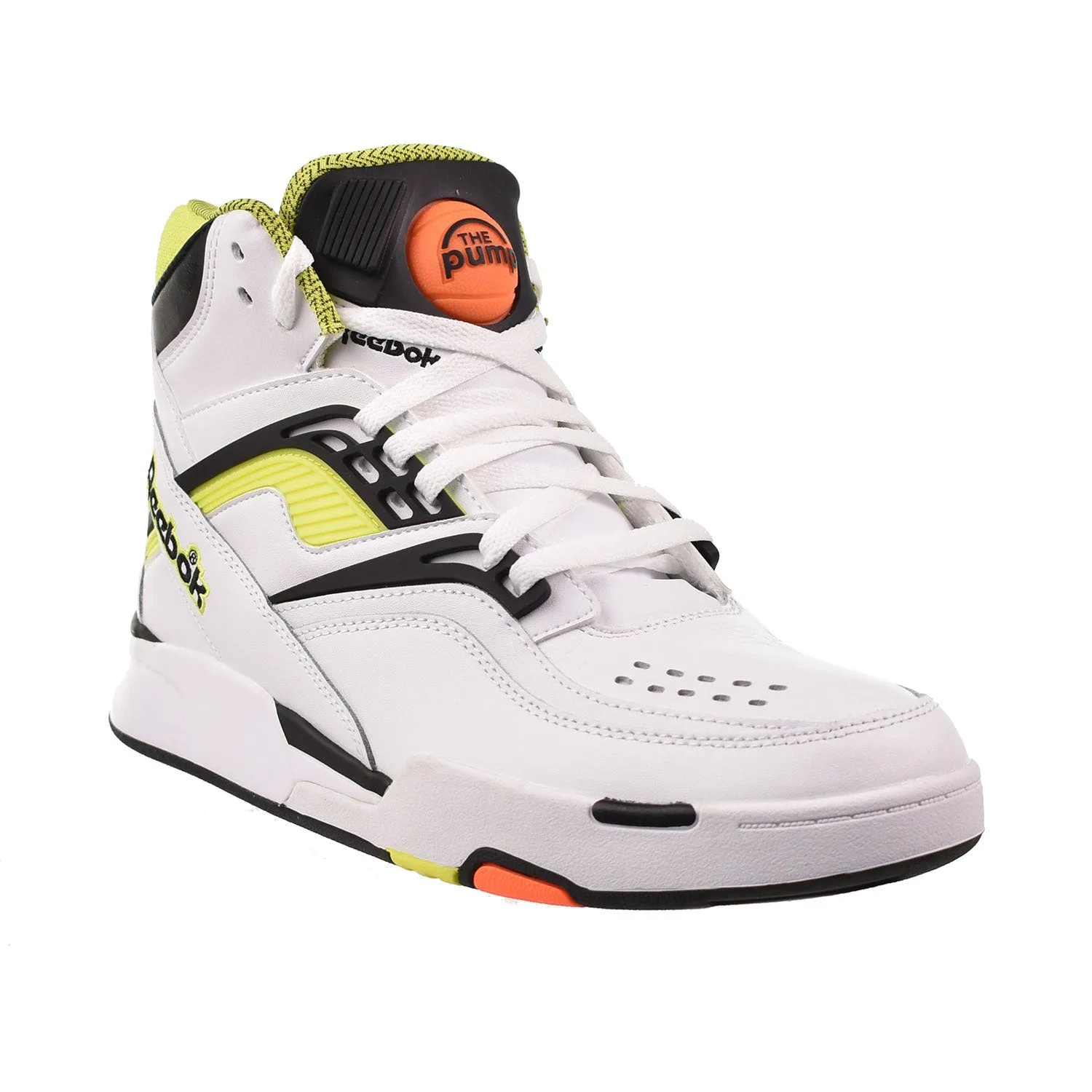 Reebok Pump Twilight Zone Men's Shoes White-Core Black-Solar Acid Yellow