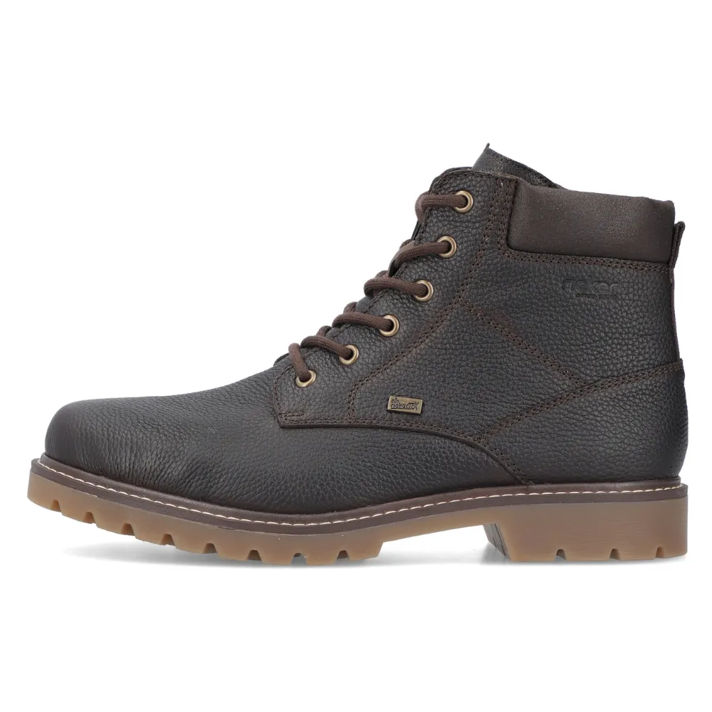Rieker 38842 Brown Leather Boot (Men's)