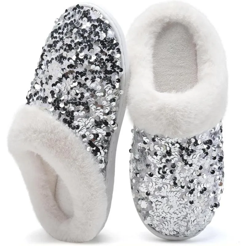 Sequins House Anti Skid Slippers – Sparkle and Stability Indoors
