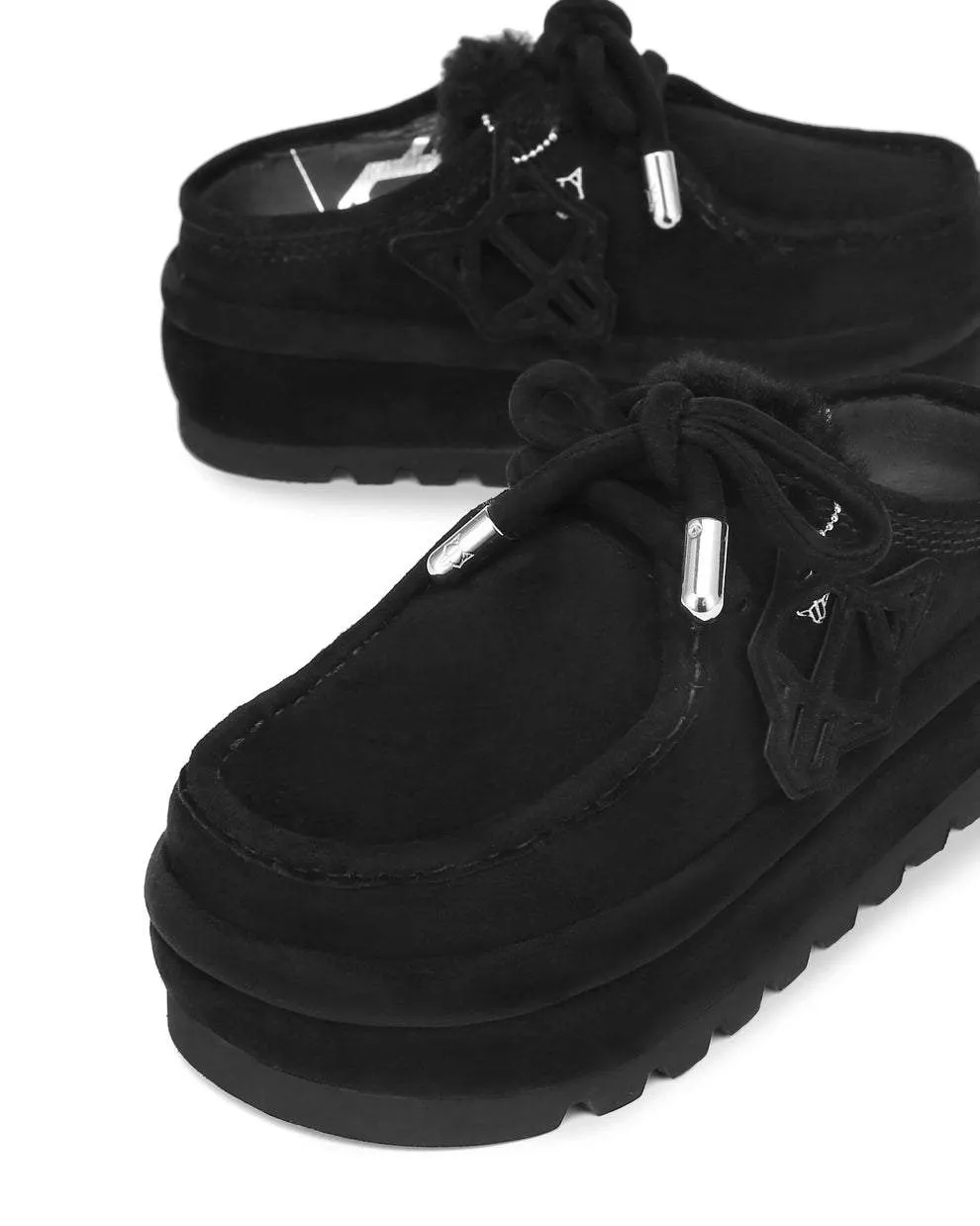 Shallow casual thick-soled plus velvet loafers