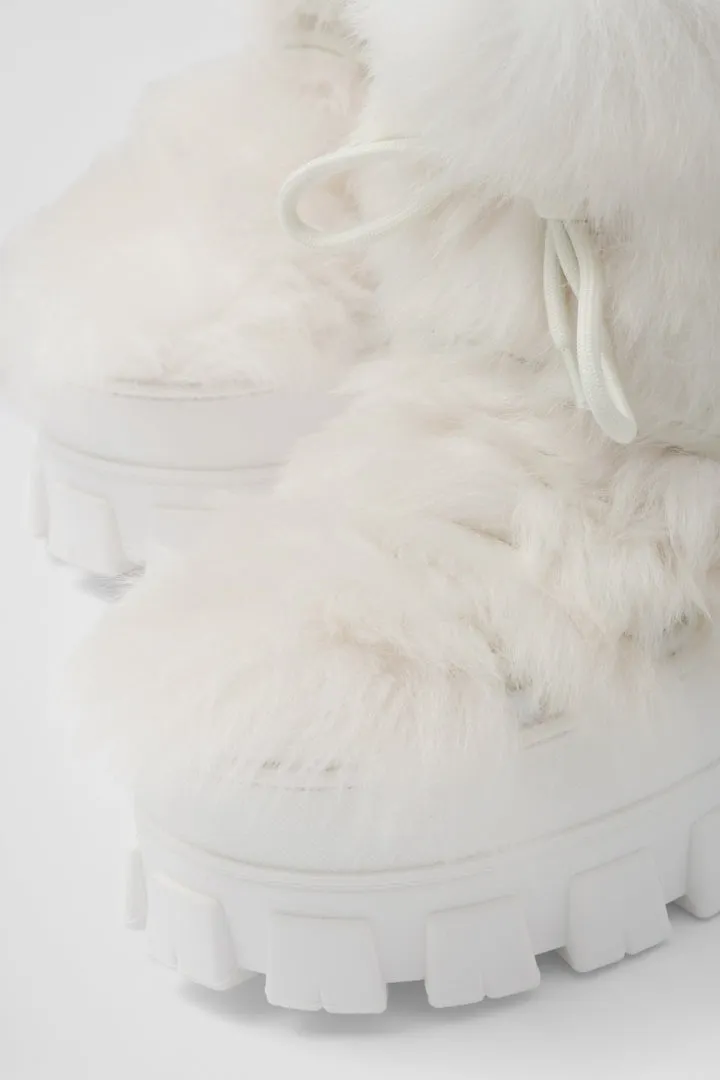 Snow Boots Whit Fur
