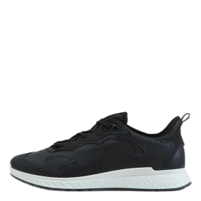 ST.1 Laced Shoes Black