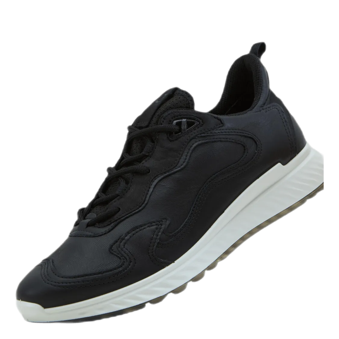 ST.1 Laced Shoes Black