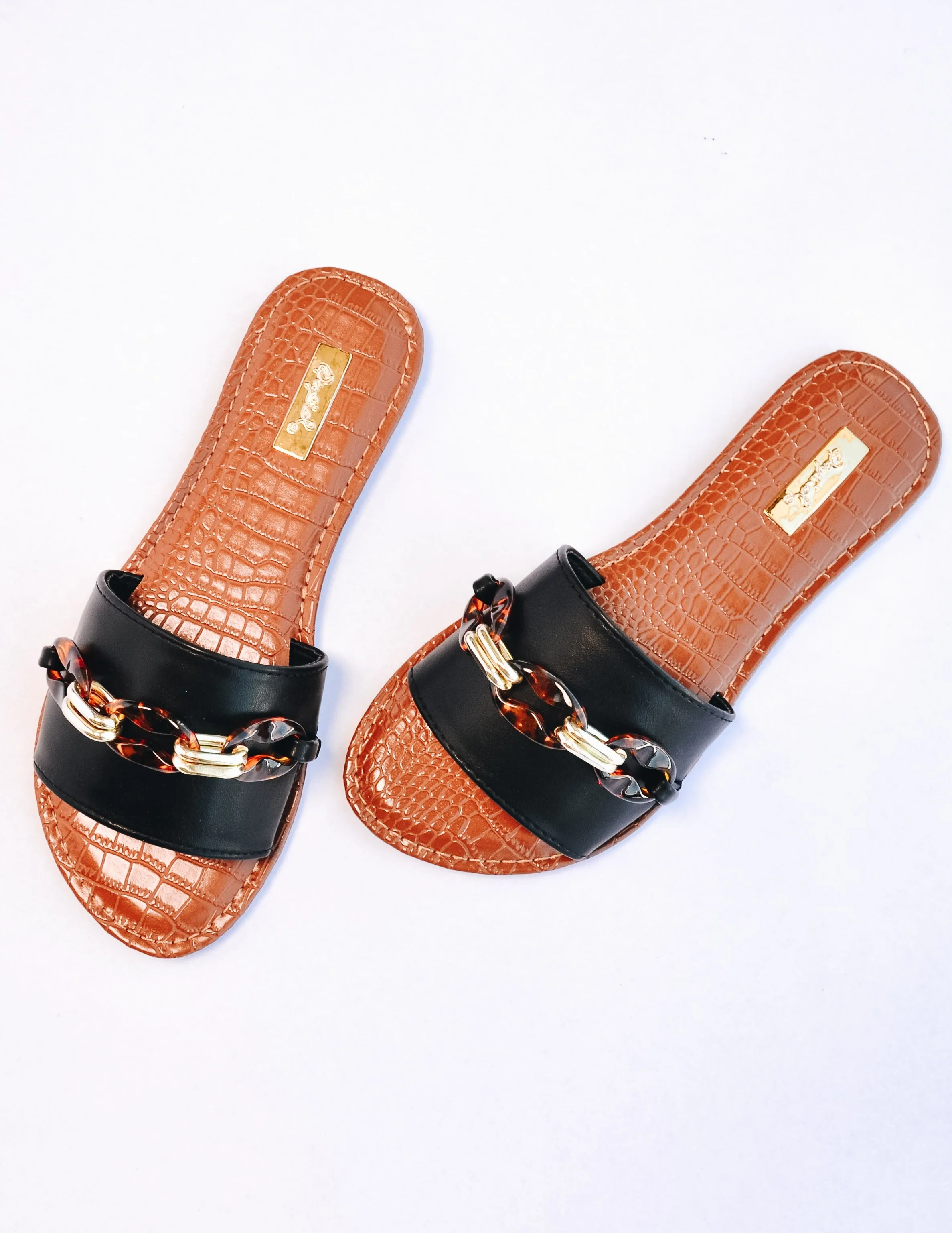 STEP A-SLIDE SANDAL - Black