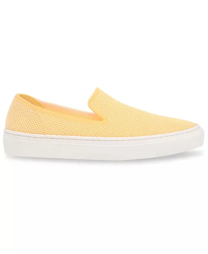 Steve Madden Women's Kraft  Raffia Slip On Sneakers YELLOW MULTI