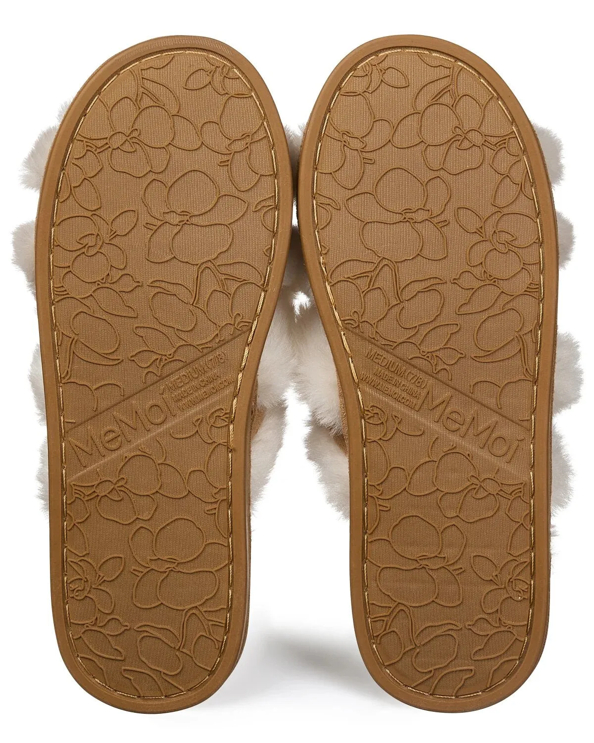 The Serina Plush Slippers in Ivory