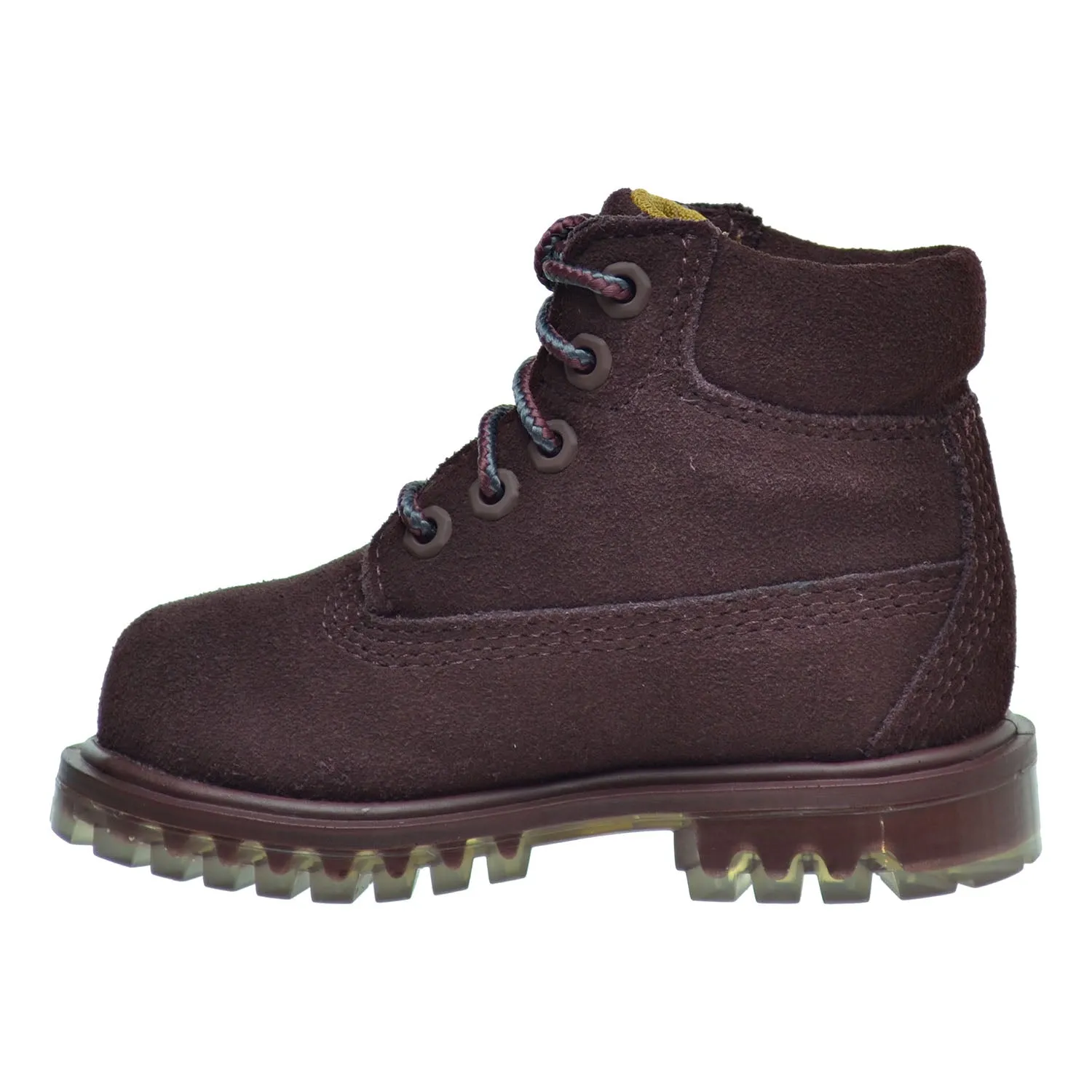 Timberland 6 Inch TPU Outsole Waterproof Suede Premium Toddler Boots Dark Red