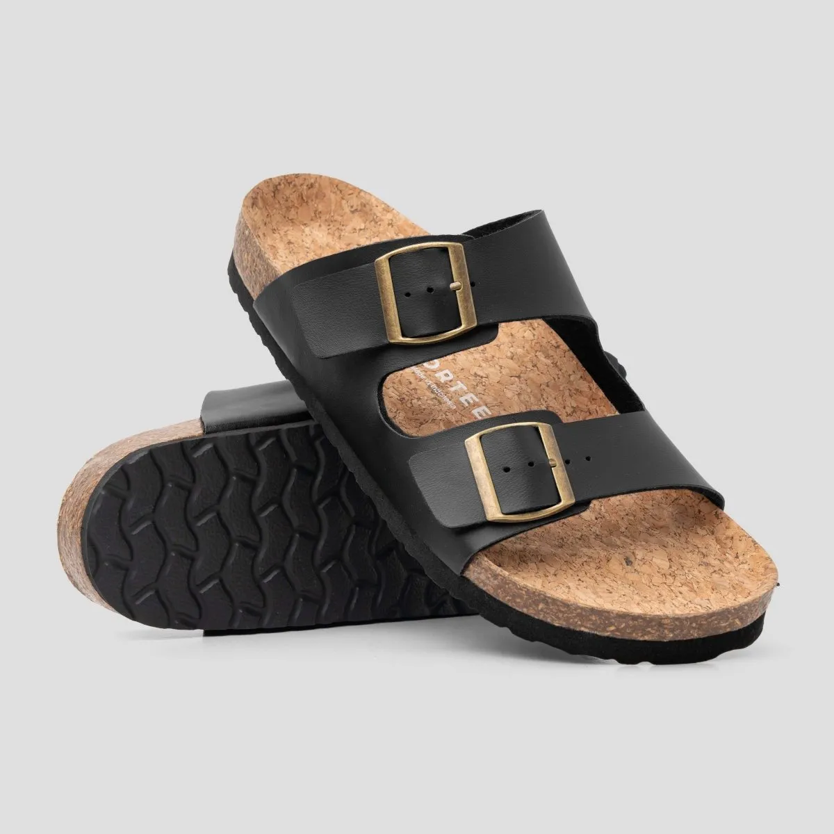 Tokyo Cork Sandal Black