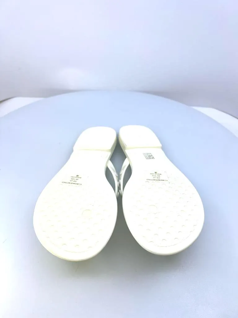 TORY BURCH STUDDED JELLY SLIDES