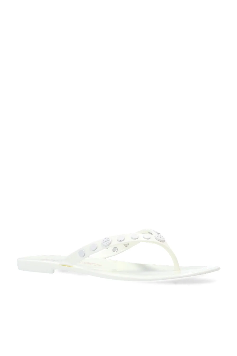 TORY BURCH STUDDED JELLY SLIDES