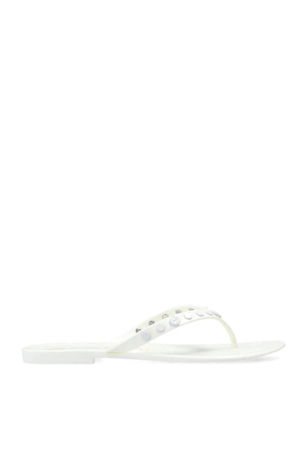 TORY BURCH STUDDED JELLY SLIDES