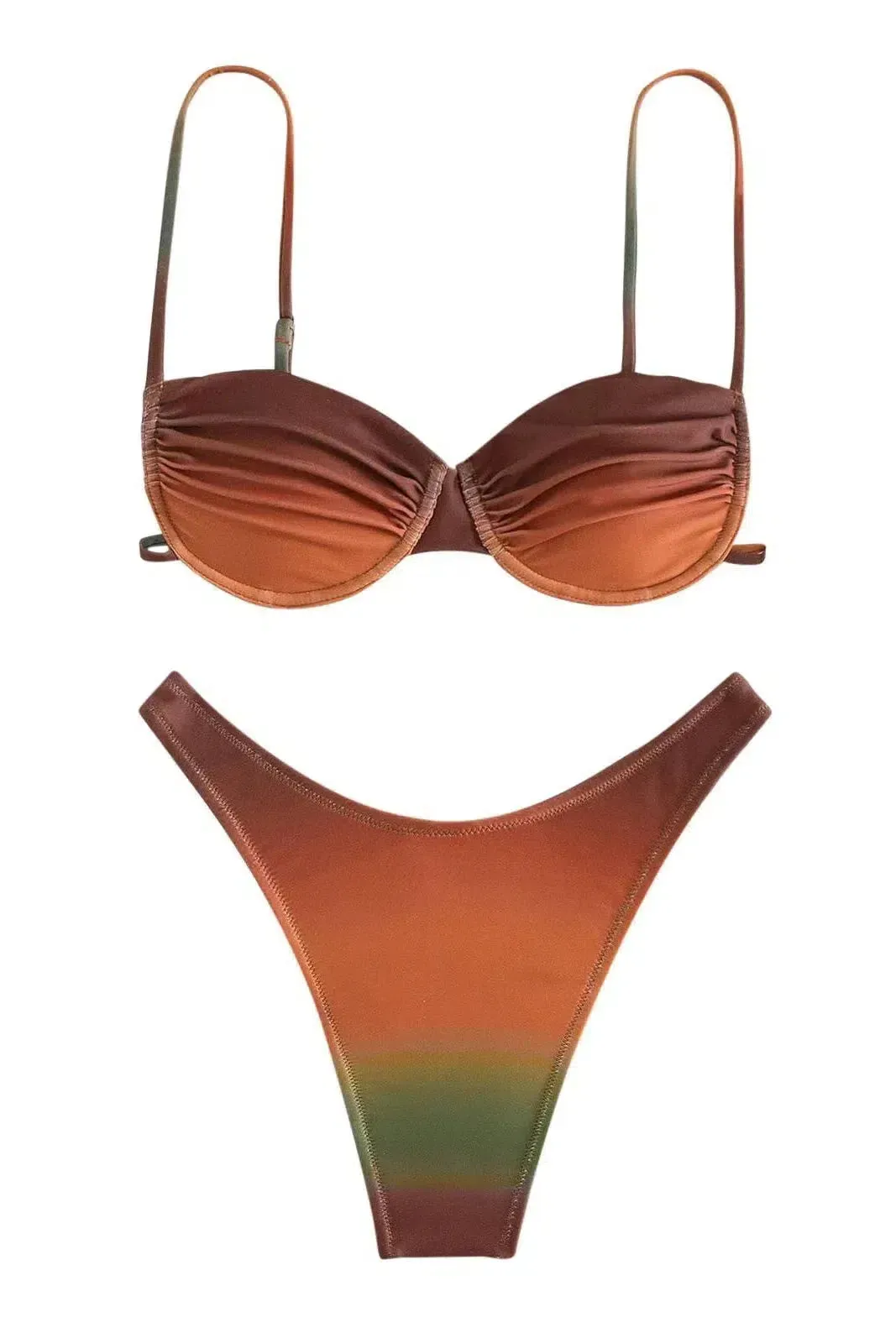 Vaila – Striking gradient hues – Gradient-printed bikini
