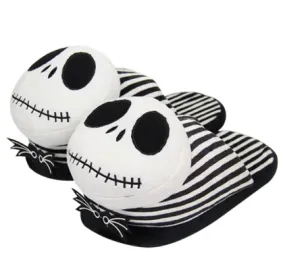 Winter Plush Jack Skellington Slippers