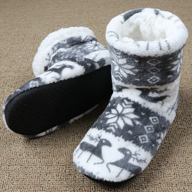 Women's Christmas Plush Slippers Clearance