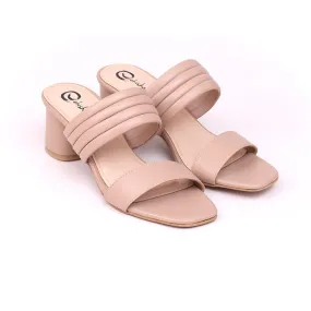 Women's Ribbed Slipper Heels