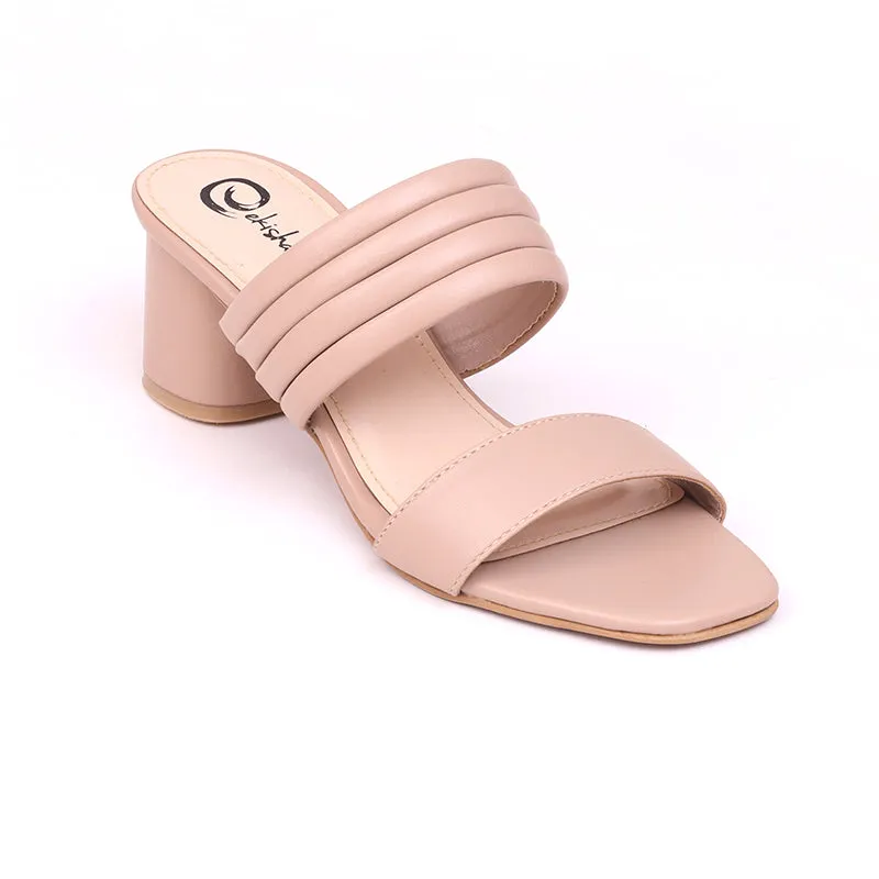 Women's Ribbed Slipper Heels