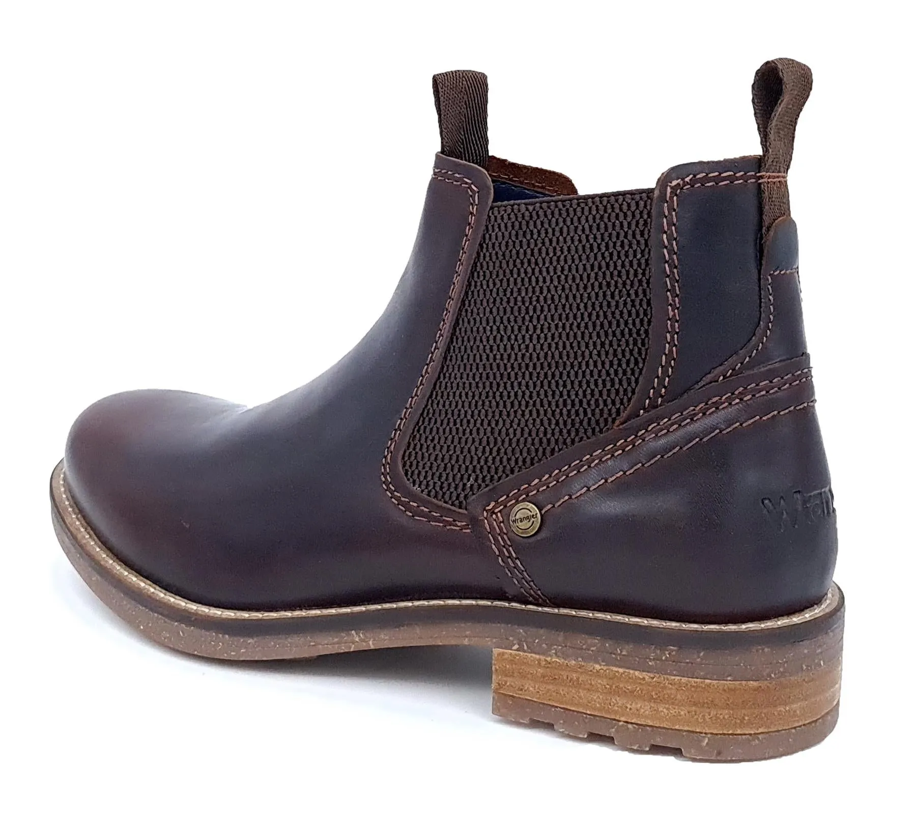 Wrangler Hill Chelsea Mens Leather Boots