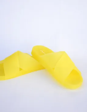 Yellow Slip On Sandal